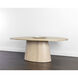 Althea 84 X 47.5 inch Light Oak Dining Table
